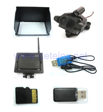 Wltoys Q696 Wl Tech Q696-A Q696-D Q696-E drone spare parts 5.8G camera + monitor set